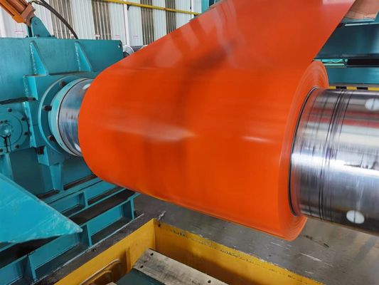 3-8MT रंग कोटेड स्टील कॉइल 600mm-1250mm चौड़ाई औद्योगिक के लिए