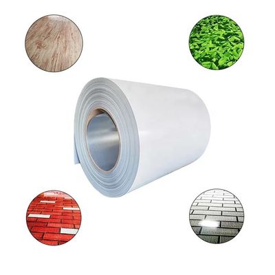 पीपीजीआई / पीपीजीएल मुद्रित स्टील शीट कॉइल कस्टम लंबाई 0.13mm-0.7mm मोटाई